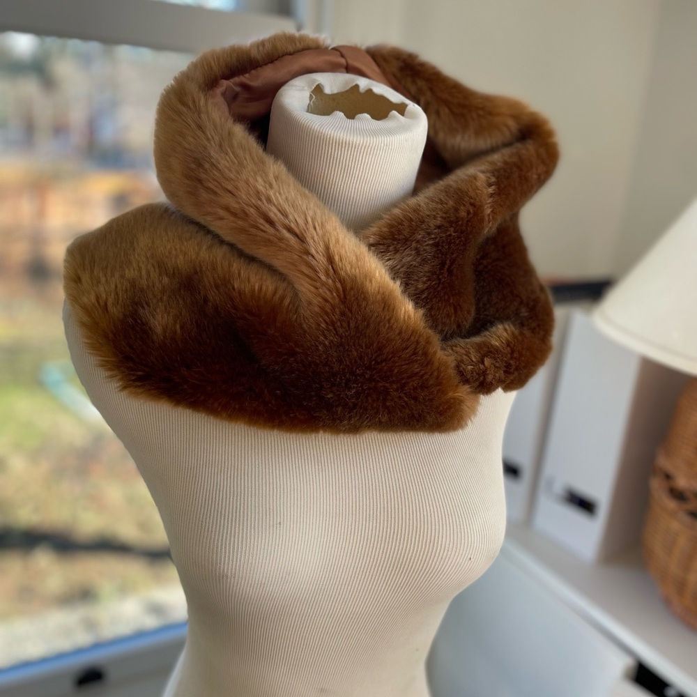 TopShop Faux Fur Shawl
